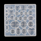 Maxbell Clear Silicone Pendant DIY Molds Resin Beads Gem Jewelry Making Crafts