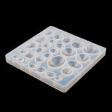 Maxbell Clear Silicone Pendant DIY Molds Resin Beads Gem Jewelry Making Crafts