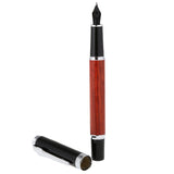 Maxbell Rosewood JINHAO 8802 Arrow Clip Metal Body Iraurita Nib Fountain Pen Gift