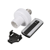 Maxbell E27 Wireless Remote Control Light Bulb Socket Cap Switch for Lamps Bulbs and Fixtures, Lamp Holder+Controller