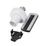 Maxbell E27 Wireless Remote Control Light Bulb Socket Cap Switch for Lamps Bulbs and Fixtures, Lamp Holder+Controller