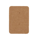 Maxbell 100pcs/lot Brown Paper Earring Display Tags Jewelry Package Hanging Cards