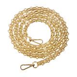 Maxbell Purse Handbag Shoulder Bag Replacement Chain Strap Handle Gold 128x1.2cm