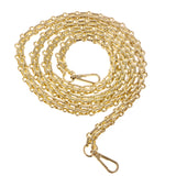 Maxbell Purse Handbag Shoulder Bag Replacement Chain Strap Handle Gold 128x1.2cm