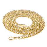 Maxbell Purse Handbag Shoulder Bag Replacement Chain Strap Handle Gold 128x1.2cm