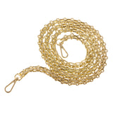 Maxbell Purse Handbag Shoulder Bag Replacement Chain Strap Handle Gold 128x1.2cm