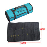 Maxbell Oxford Fabric Spanner Wrench Tool Roll Up Storage Bags Tidy Holder Case Electrician Pouch