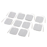 Maxbell Lot of 10pcs REUSABLE SELF-ADHESIVE Replacement Pads Electrode Digital Acupuncture Massager Therapy Patches 2x2 ''
