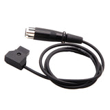 Maxbell D-Tap Male to XLR 4pin Female Cable for DSLR Rig Power Cable Cord