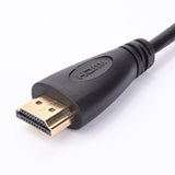 Maxbell Left Angle HDMI Cable, Universal 90°Left Angle HDMI Male To HDMI Male Extender Cable Adapter Supports 1080P HD Resolution 30cm