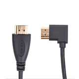 Maxbell Left Angle HDMI Cable, Universal 90°Left Angle HDMI Male To HDMI Male Extender Cable Adapter Supports 1080P HD Resolution 30cm