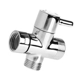 Maxbell 1/2inch Outlets T-adapter Valve 3 Ways Splitter For Diverter Bath Toilet Bidet Sprayer Shower Head