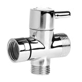 Maxbell 1/2inch Outlets T-adapter Valve 3 Ways Splitter For Diverter Bath Toilet Bidet Sprayer Shower Head