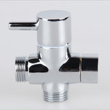 Maxbell 3/4inch 1/2inch Outlets T-adapter Valve 3 Ways Splitter For Diverter Bath Toilet Bidet Sprayer Shower Head