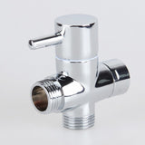 Maxbell 3/4inch 1/2inch Outlets T-adapter Valve 3 Ways Splitter For Diverter Bath Toilet Bidet Sprayer Shower Head