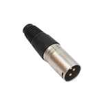 Maxbell 3 Pin Male XLR Socket To Male 6.3mm Stereo Jack Plug Adaptor Convertor