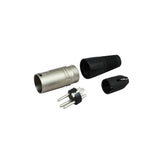 Maxbell 3 Pin Male XLR Socket To Male 6.3mm Stereo Jack Plug Adaptor Convertor