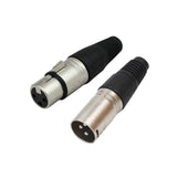 Maxbell 3 Pin Male XLR Socket To Male 6.3mm Stereo Jack Plug Adaptor Convertor