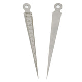Maxbell Stainless Steel 1.3mm Thickness Hole Gap Inspection Taper Gauge Welding Gage Feeler