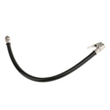 Maxbell Motorcycle Car 1/4PT Male Threaded Rubber Inflating Hose Air Tire Pump Black