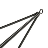 Maxbell Rustic Style Black Freestanding Hanging Geometric Metal Pot Rack For Tillandsia Air Plant 26cm