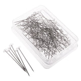 Maxbell 100 Clear Diamond Cut Pins Diamante Bling for Bouquets Wedding Flowers 8mm(Dia)