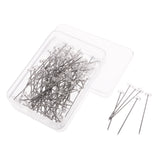 Maxbell 100 Clear Diamond Cut Pins Diamante Bling for Bouquets Wedding Flowers 8mm(Dia)