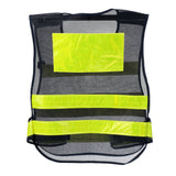 Maxbell High Visibility Vests 3 Band Reflective Security Worker Traffic Safety Vest Waistcoat Jacket