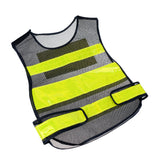 Maxbell High Visibility Vests 3 Band Reflective Security Worker Traffic Safety Vest Waistcoat Jacket