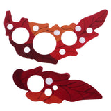 Maxbell Pair of Adhesive Acoustic Guitar Scratch Protector Pickguards Grape Leaf Design