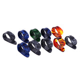 Maxbell 10 Pieces Plectrum Finger Picks Thumb for Acoustic Electric Guitar Accessories Random Color