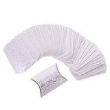 Maxbell Pack of 50 Elegant Pillow Design Sweets Chocolate Candy Boxes Wedding Birthday Party Gift Favors