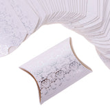 Maxbell Pack of 50 Elegant Pillow Design Sweets Chocolate Candy Boxes Wedding Birthday Party Gift Favors