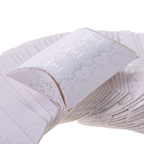 Maxbell Pack of 50 Elegant Pillow Design Sweets Chocolate Candy Boxes Wedding Birthday Party Gift Favors