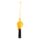 Maxbell Plastic Children Lake River Fishing Pole Beginner Ice Fishing Rod with Reels
