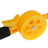 Maxbell Plastic Children Lake River Fishing Pole Beginner Ice Fishing Rod with Reels