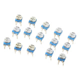 Maxbell 15 Value Each 10Pcs Trimpot Variable Resistor 6mm Assortment Box Kit 150pieces