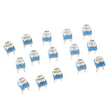 Maxbell 15 Value Each 10Pcs Trimpot Variable Resistor 6mm Assortment Box Kit 150pieces