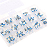 Maxbell 15 Value Each 10Pcs Trimpot Variable Resistor 6mm Assortment Box Kit 150pieces