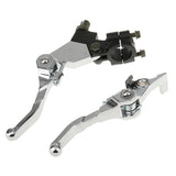 Maxbell 2 Pieces Adjustable Brake Clutch Lever Motorcycle Brake Clutch Levers 22MM