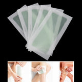 Maxbell New 10PCS Double Sided Hair Removal Cold Wax Strips Waxing Paper Skin Smooth Care Tools for Leg Arm Bikini Full Body Facial Hair