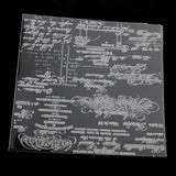 Maxbell Clear Rubber Stamp Transparent Sheet Cling English Decor Script Scrapbooking DIY Diary Album Card