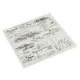 Maxbell Clear Rubber Stamp Transparent Sheet Cling English Decor Script Scrapbooking DIY Diary Album Card