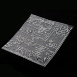 Maxbell Clear Rubber Stamp Transparent Sheet Cling English Decor Script Scrapbooking DIY Diary Album Card