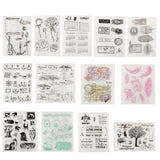 Maxbell Clear Rubber Stamp Transparent Sheet Cling English Decor Script Scrapbooking DIY Diary Album Card
