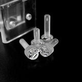 Maxbell 12mm/16mm Aquarium Tube Hose Pipe Holder Fixation Clip Fish Tank Aquarium Mounted, Acrylic