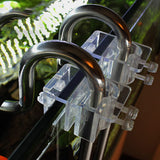 Maxbell 12mm/16mm Aquarium Tube Hose Pipe Holder Fixation Clip Fish Tank Aquarium Mounted, Acrylic