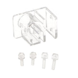 Maxbell 12mm/16mm Aquarium Tube Hose Pipe Holder Fixation Clip Fish Tank Aquarium Mounted, Acrylic