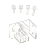 Maxbell 12mm/16mm Aquarium Tube Hose Pipe Holder Fixation Clip Fish Tank Aquarium Mounted, Acrylic