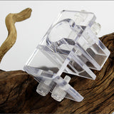 Maxbell 12mm/16mm Aquarium Tube Hose Pipe Holder Fixation Clip Fish Tank Aquarium Mounted, Acrylic